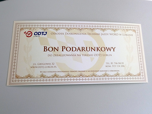 Bony podarunkowe na ćwiczenia w ODTJ cieszą się dużą popularnością